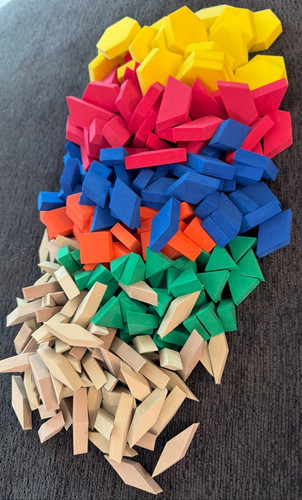 Pattern blocks manipulatives - pattern,