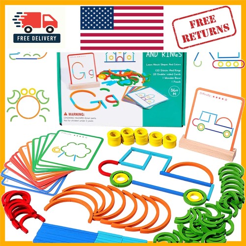 120 piece montessori wooden - 120-piece,