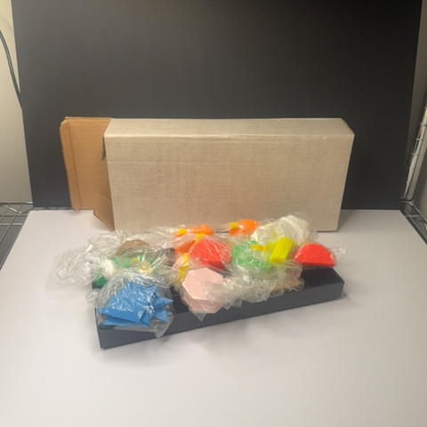 Assorted plastic pattern - plastic,