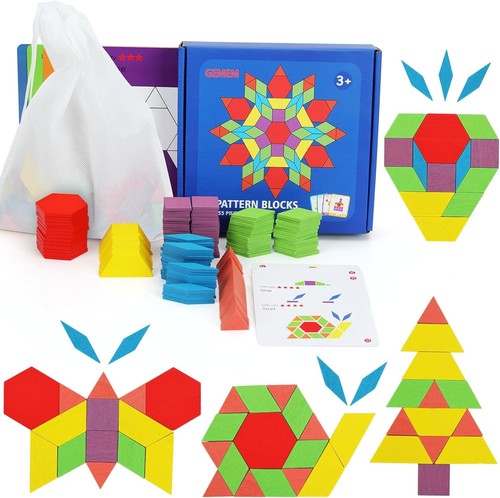 Fun wooden pattern - wooden, blocks