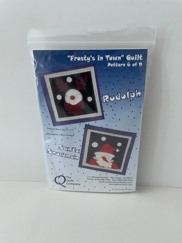 Frosty town quilt pattern - in,
