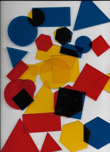 Overhead pattern blocks set - blocks, of
