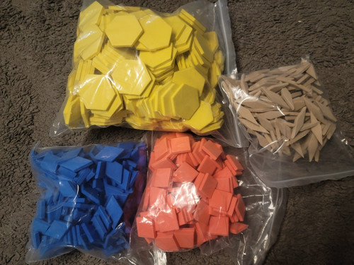 Large lot tangrams foam - of,