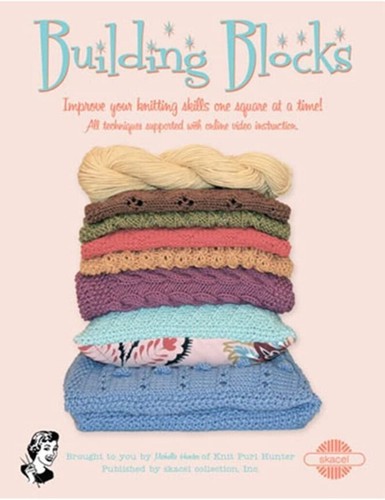 Building blocks knitting book - knitting,