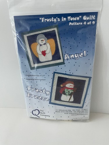 Frosty town quilt pattern - quilt,