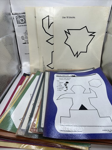 Puzzles for pattern blocks - for,