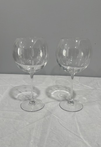 Etched crystal balloon wine - etched,